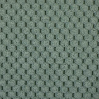Decostof dusty mint fluweel met reliëf